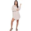 R Revise RE-637 - Camicia da notte da donna, manica lunga, pigiama, 100% cotone