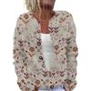 Gienslru Cardigan Estivo da Donna, Golfino a Lungo Maniche con Scollo Aperto sul Davanti Maglieria Leggero Cappotto, Casual Coprispalle Giacca Softshell Autunno