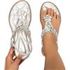 Generico Sandali Ortopedici Donna, Sandali Donna Estive, Sandaletti Bohémien, Casual Open Toe Sandali, Plateau Mules Estate Strass Scarpe Con Zeppa, Estivi Eleganti e Comodi da Spiaggia