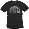 MAKAYA Maglietta Gothic - La Morte nel Giardino T-Shirt Uomo Divertenti Nera M