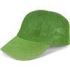 styleBREAKER Cappello Baseball in Carta di Paglia Monocromatico, Leggero e Traspirante con Fibbia in Metallo Regolabile, Cappellino Unisex con Fascia Antiscivolo per Uomo e Donna, Verde