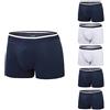 CAGI 6 Boxer Parigamba Uomo in Cotone Elasticizzato Sporty Collection Art. 1130 (3/S, Blu/Bianco/Blu)