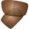 Saucer Lenti di ricambio premium per occhiali da sole Oakley Gibston OO9449, Marrone Ambra Polarizzato, Taglia unica