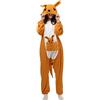 ZKomoL Animali Pigiama Kigurumi Onesie Unisex per Adulti per Feste e Cosplay Costume (XL, Canguro)