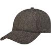 Stetson Plano Wool cap Uomo - Cappellino da Baseball sottovisiera in Pelle - Cappellino Maschile Spina di Pesce - con Fodera in Cotone - Autunno/Inverno Marrone Scuro S (54-55 cm)