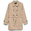 VERO MODA Trench Female VMCHELSEA Trench Coat, Visone argenteo, M