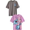 NEXT Ragazza Confezione da 2 Completi Notte Lilo & Stitch Grey/Purple 10 Anni