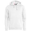 CliQue Basic Felpa con cappuccio da uomo bianco XS