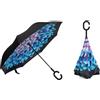 Braty Decorations Ombrello con manico a forma di C, Diamante blu, L