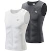 Nepest Maglia ciclismo senza maniche uomo estate gilet ciclismo uomo leggero traspirante asciugatura rapida ciclismo giacca fitness all'aperto