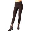 BeGood - Legging Donna Animalier Superslim Zebrato. in Tessuto Cosmetotessile, Ridefinisce Le Gambe, Migliora la Circolazione, Idrata la Pelle