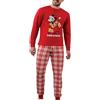 LADY·C Pigiama per la Famiglia in Tema Natale SABOR (IT, Testo, XL, Regular, Regular, Rosso Uomo)