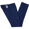 Alfio Collection - Pantalone Uomo Slim Fit Skinny Jeans Elasticizzato Micro Fantasia Tasca Dritta Gamba Asciutta Cotone