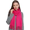 DonDon Sciarpa Donna Invernale Sciarpa Inverno Scialle Stola morbida e calda 185 x 65 cm