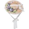 COSDREAMER Cappello Vittoriano delle Ragazze del Partito del tè dei Cappelli dell'Annata Fiori del Cappello