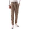 40weft Pantaloni da Uomo in Lino Coach_2103 (IT, Numero, 46, Regular, Regular, Fango)