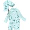 Generico Costume Bambino Mare Maglietta Anti UV Bambino Neonato Costumi Contenitivi Copricostume Bambina Solare Bambini Maglia Set Pantaloncini 8 Anni Costumino Contenitivo 2 da Bagno Neonata 6 9 Mesi