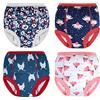 MOEMOE BABY Pantaloni da Addestramento del Vasino Baby, Pantaloni da Addestramento in 4 Pezzi Biancheria Intima per Pannolini per Bambini, Pantaloni da Addestramento del Vasino Lavabili Ragazze Ragazzi 3 Anni