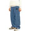 Generisch 2026 pantaloni in velluto a coste per ragazzi classici, gamba dritta, pantaloni casual per bambini, morbidi, comodi, resistenti, ideali per la scuola tempo libero, Blu, 15-16 anni