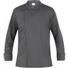 GIBLOR'S Giacca Cuoco Leggera Slim Fit Federico, Colore Grigio, Inserti Traspiranti (L)
