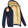 crazy bean Felpa Giacca in Pile Foderata Uomo con Cappuccio Tasche Zip | Giubbotto Invernale Termico, Sportiva Classic Giacche Calda, Palestra Felpati Trekking