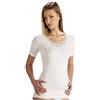 Vajolet - maglia mezza manica con inserto assortito, cod. mm4508 - mm45081026 - bianco-lana - 6