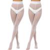 MANZI Collant oleosi da donna, lucidi, 15D, 2 paia, L-XL