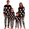 Kobilee Pigiama Natalizio Per La Famiglia con Simpatico Renna, Maglietta a Maniche Lunghe e Pantaloni, Pigiama Natalizio Coordinati Due Pezzi, Pigiami di Natale per Tutta la Famiglia