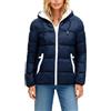 HAOLEI Cappotti Invernali Lunghi per Le Donne Addensare Piumini Impermeabili Foderati in Pile Caldo Piumino Termico Lungo Parka Capispalla Piumini Imbottita Comodo Cappotto Con Zip Giubbino Donna
