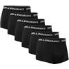 DANISH ENDURANCE Boxer Uomo Cotone Vita Bassa, Senza Etichetta, 6 Paia | Boxer vita bassa in cotone traspirante, senza etichetta, cuciture piatte per uso quotidiano