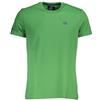 La Martina T-shirt da uomo in cotone verde