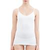 RAGNO 3 Pezzi DM05AE Canottiera Donna Spalla Stretta Cotone Elasticizzato, Nero 2