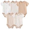 Chamie TONE Body a maniche corte per neonati, ragazzi e ragazze, 0-3 m/3-6 m/6-9 m/9-12 m cotone, 9-12 Monate