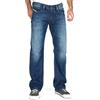 Diesel Jeans Dritti da Uomo Larkee Pantaloni, Blu (Medium Blue 01), 32W x 32L