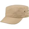 CapUniverse Cappellino Urban Army Donna/Uomo - Cuba cap Cotton con Visiera, Chiuso Dietro Autunno Primavera Inverno Estate Estate/Inverno - L/XL (58-61 cm) Beige