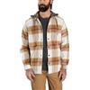 Carhartt Giacca da mezza stagione Flannel Sherpa Lined Hooded, marrone Carhartt, L