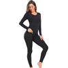 UNIQUEBELLA Intimo Termico Set di Intimo Funzionale Invernale da Donna, Intimo Termico da Sci Intimo Termico da Moto Intimo familiare Traspirante per Gli Sport Invernali