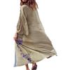 YOUKD Kaftan Lungo Estivo da Donna Abito Lungo Costume da Bagno della Boemia Accappatoi da Spiaggia