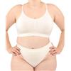 LEELA LAB Reggiseno Senza Ferretto Donna Taglie Forti, Comodo e Versatile con Spalline Regolabili, Realizzato con Tecnologia Seamless Senza Cuciture - Made in Italy