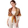 PoeticEHome Scialli in Cashmere per Donna 90x90 cm - Sciarpe Quadrate Leggere come una Piuma con Stampa Artistica, Confezione Regalo