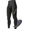 ROCKBROS Pantaloni da Ciclismo Lunghi Uomo Estivo con Fondello Senza Cuciture, Pantaloni Bici Imbottiti Traspirante Elastico e Asciugatura Rapida, per MTB Bici da Strada Bicicletta, Nero
