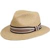 LIERYS Cappello in Rafia Belrivo Traveller Donna/Uomo - Estivo di Paglia da Sole Primavera/Estate Primavera Estate - XL (60-61 cm) Natura