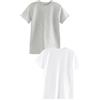 NEXT Ragazzo Confezione da 2 t-Shirt Termiche a Manica Corta Grey/White 13 Anni-14 Anni