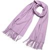 DonDon Sciarpa Donna Invernale Sciarpa die lana grande Scialle Inverno calda e morbida 200 x 70 cm - Lilla