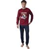 Sabor Pigiama Uomo Caldo Cotone Personaggi dei Cartoni Animati e Fumetti per Autunno e Inverno Idea Regalo, Finiture di qualità, 100% Cotone (IT, Testo, M, Regular, Regular, Superman Bordeaux)