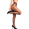 sofsy Collant a Rete Donna Sexy - Nero, Calze a Rete Vita Alta, Collant Microrete Traspiranti, Punta Invisibile - Made in Italy - Taglia M/L