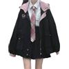 GGOOB Giacche autunnali per le donne Teen Girls Giacche antipioggia Kawaii Giacche per le donne Giacche antipioggia Kawaii Giacche per ragazze adolescenti
