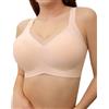 HORISUN Reggiseno da donna senza ferretto, comodo, senza cuciture | Bustier Bralette in rete e pizzo, senza cuciture, senza ferretto, per tutti i giorni, maglietta e sonno, nero, S