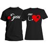 t-shirteria Coppia Tshirt per San Valentino Love Amore Cuori Idea Regalo Fidanzata Fidanzato