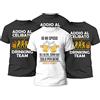 t-shirteria - Magliette Addio al Celibato - Set Completo con Maglia Speciale per Lo Sposo e Colorate per Amici - Gadget Festa con Materiali Traspiranti e Certificati